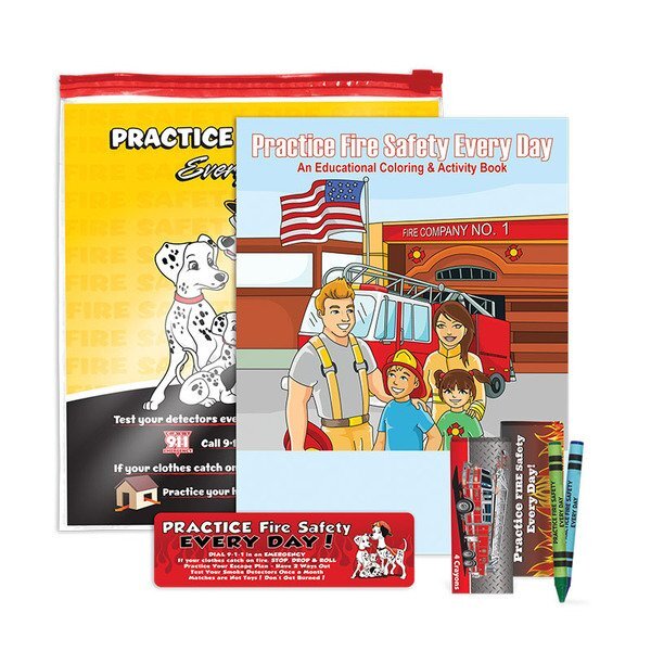 Practice Fire Safety Every Day Grab Bag Kit