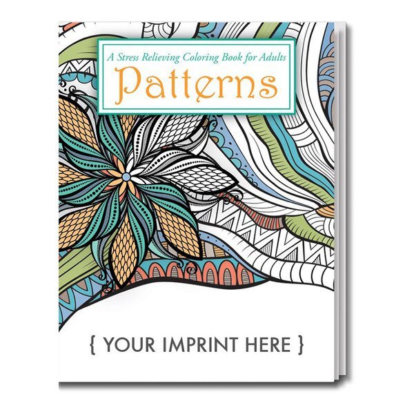 Adult Coloring Book, Patterns Theme