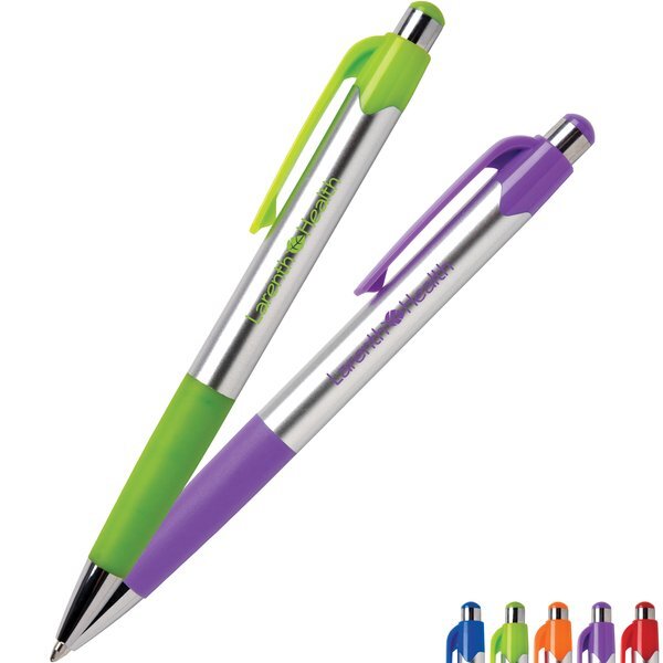 Mardi Gras Chrome Retractable Ballpoint Pen