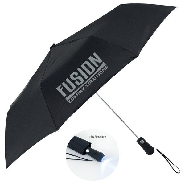 Flashlight Handle Umbrella, 44"Arc