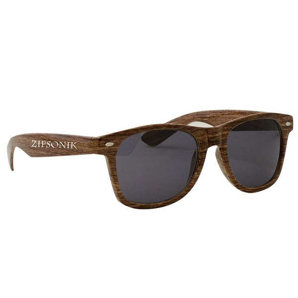 Wood Grain Miami Sunglasses