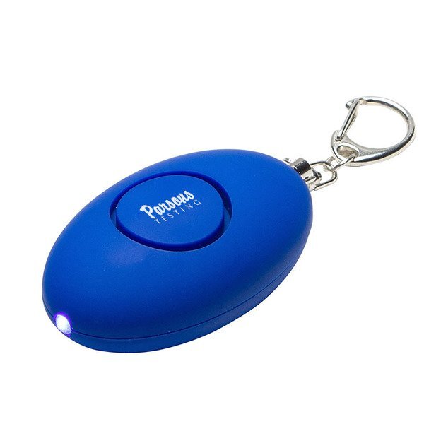 Soft-touch LED Light and Alarm Key Chain