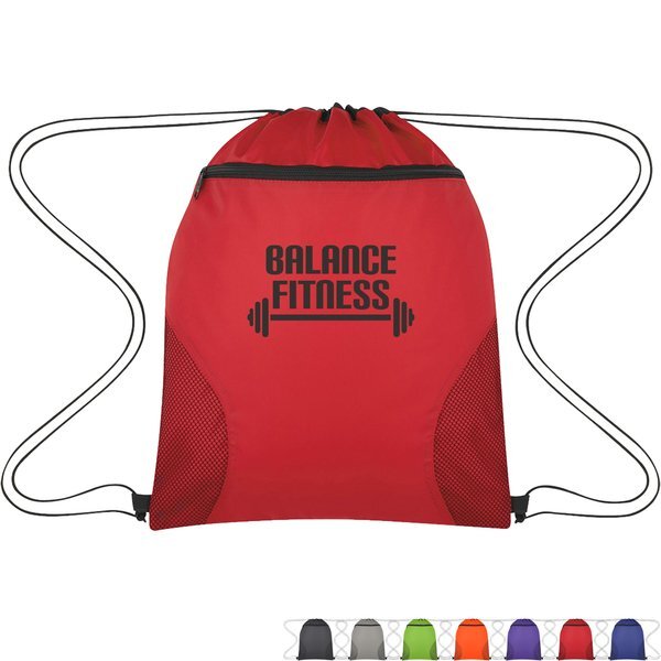Courtside Polyester Drawstring Sports Pack