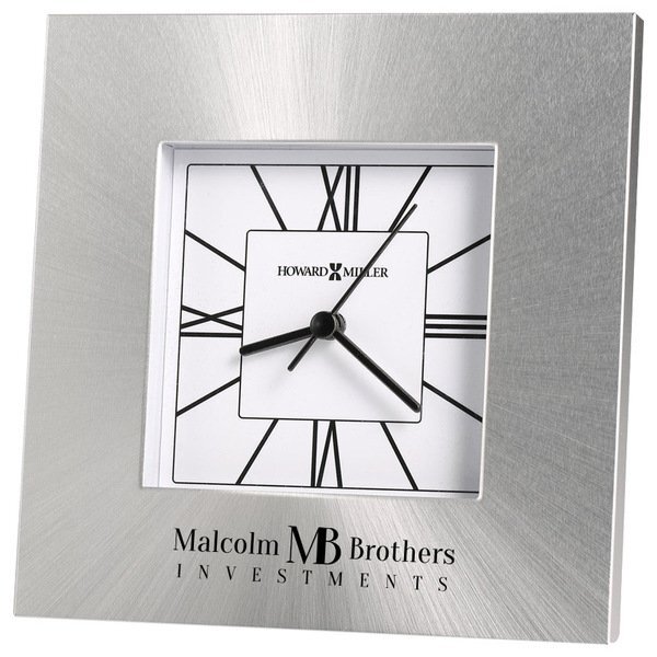 Howard Miller® Kendal Aluminum Tabletop Clock