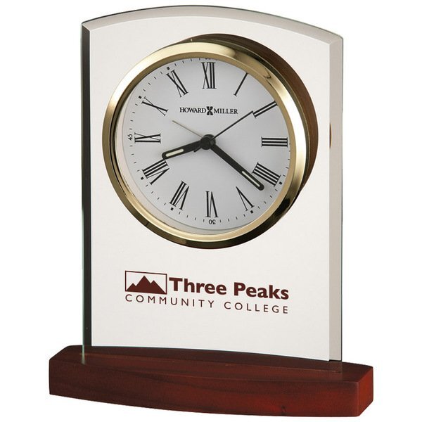 Howard Miller® Marcus Beveled Glass Tabletop Clock