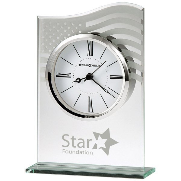 Howard Miller® Liberty Beveled Glass Clock