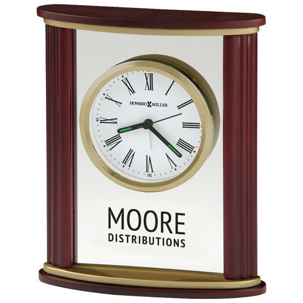 Howard Miller® Victor Wood & Glass Clock
