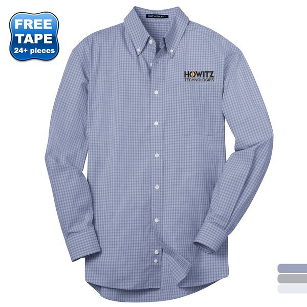 Port Authority® Plaid Pattern Easy Care Men's Shirt