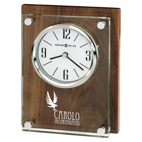 Howard Miller® Amherst High Gloss Walnut Clock