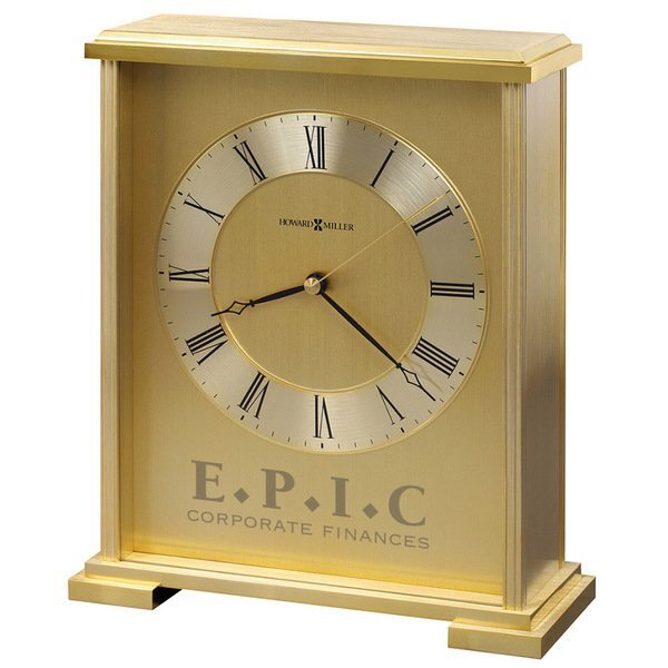 Howard Miller® Exton Brass Clock