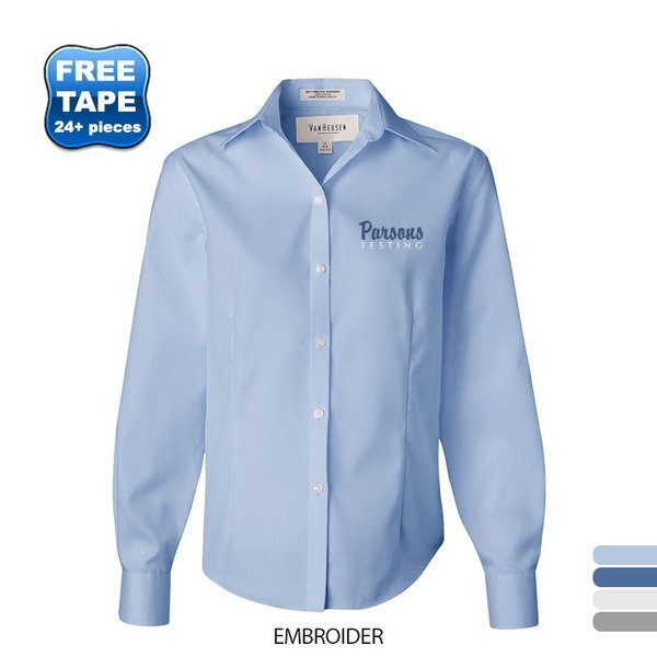 Van Heusen® Non-Iron Cotton Pinpoint Oxford Ladies' Shirt