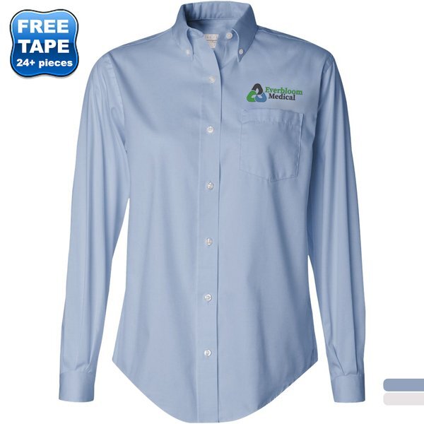 Van Heusen® Non-Iron Blend Pinpoint Oxford Ladies' Shirt