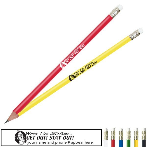 When Fire Strikes Get Out Stay Out Pricebuster Pencil