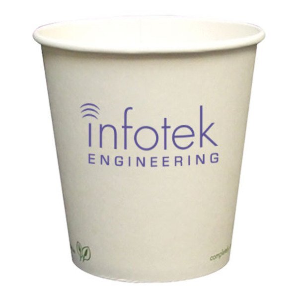 Biodegradable Hot Beverage Paper Cup, 10oz.