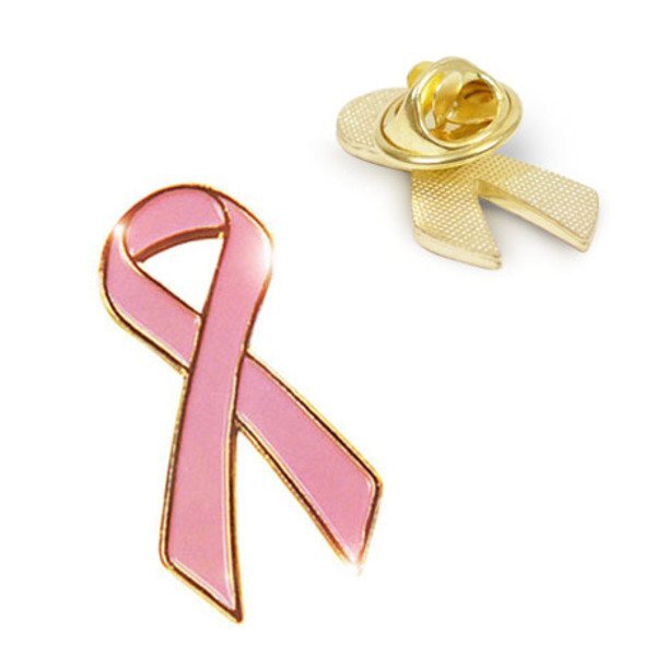 Pink Ribbon Lapel Pin, Stock - CLOSEOUT!