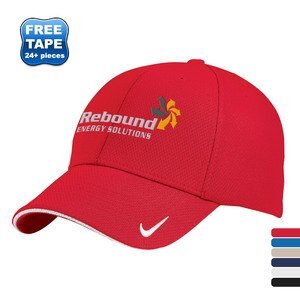 NIKE® Golf Dri-FIT Mesh Swoosh Flex Constructed Fitted Sandwich Cap NIKE® Golf Dri-FIT Mesh Swoosh Flex Constructed Fitted Sandwich Cap