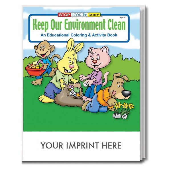 Keep Our Environment Clean Coloring & Activity Book