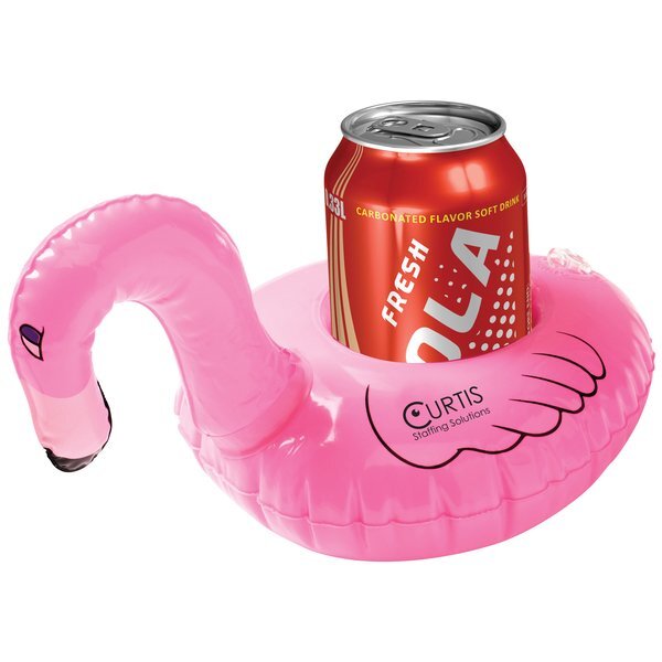 Inflatable Pink Flamingo Beverage Coaster