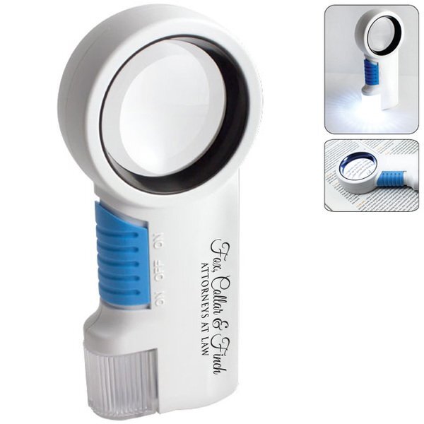 Lighted Magnifier and Flashlight