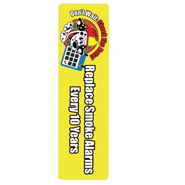Replace Smoke Alarms Every 10 Years Bookmark, Stock- Closeout, On Sale!
