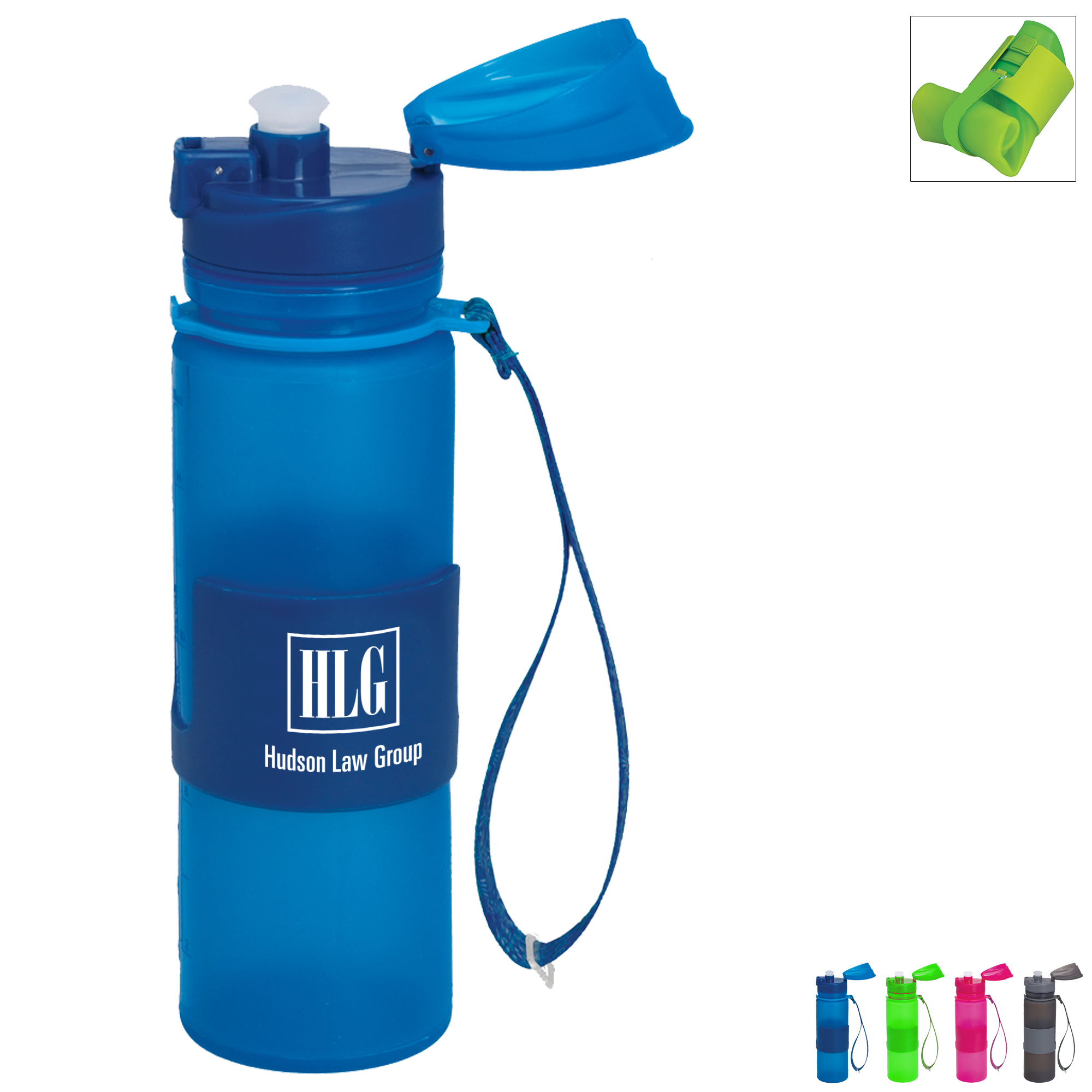 Promotional Metro Collapsible Water Bottle