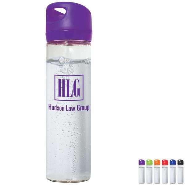 Glass Wide Mouth Water Bottle, 17oz.