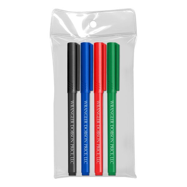Note Writers Fine Point Fiber Point Pens, 4-Pack