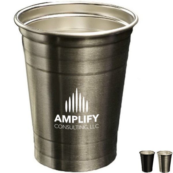 Stainless Steel Party Cup, 16oz.