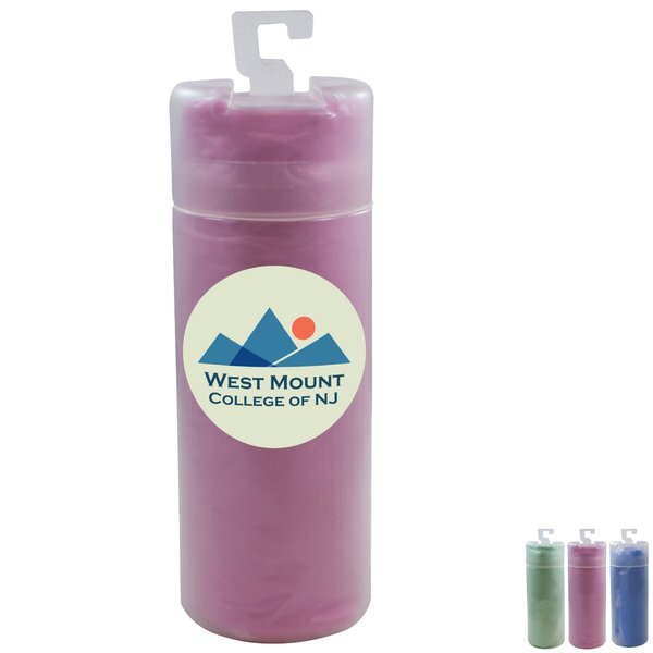 Cooling Towel in Storage Tube, Full Color, 6" x 31"
