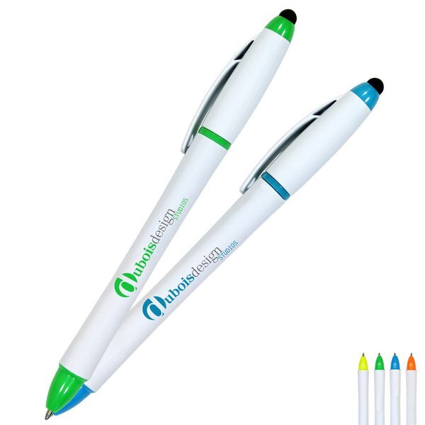 All-in-One Highlighter w/ Pen & Stylus, Full Color