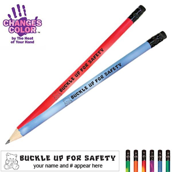 Buckle Up For Safety Mood Color Changing Pencil
