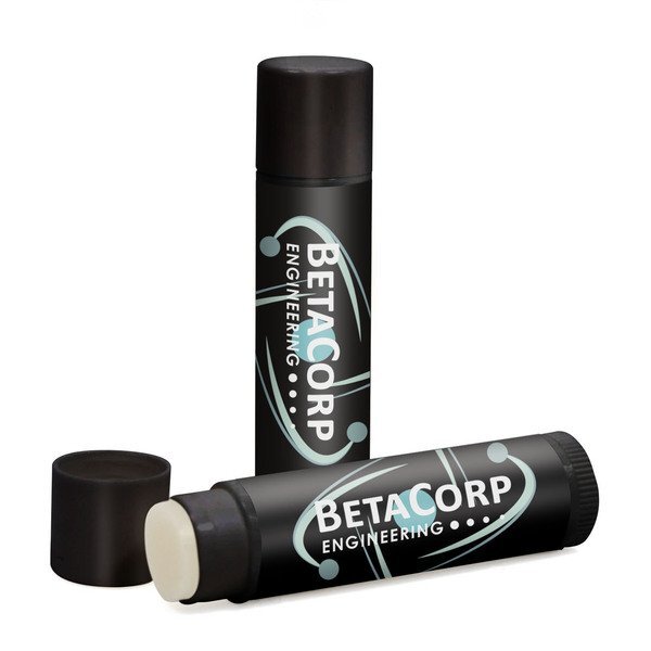 Unflavored Soy Lip Balm in Black Tube, SPF-30