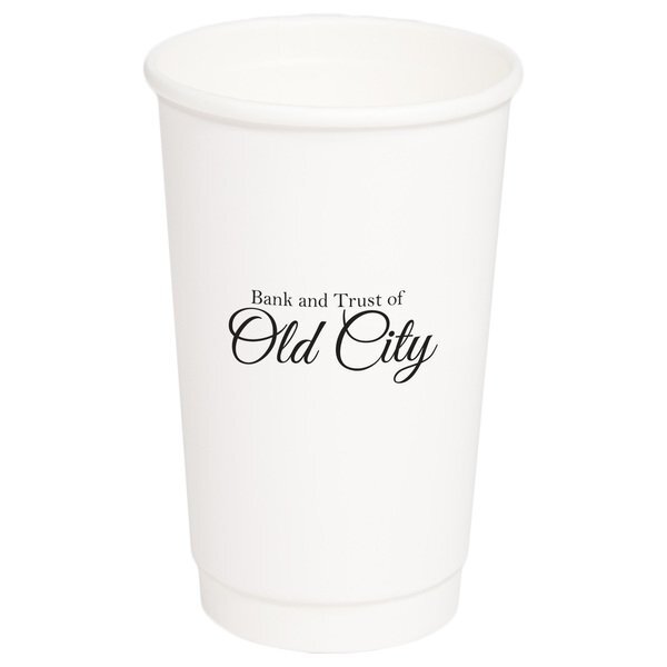 Double Wall Insulated Paper Cup, 16oz.