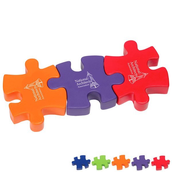 Connecting Puzzle Set Stress Relievers, 3-Piece