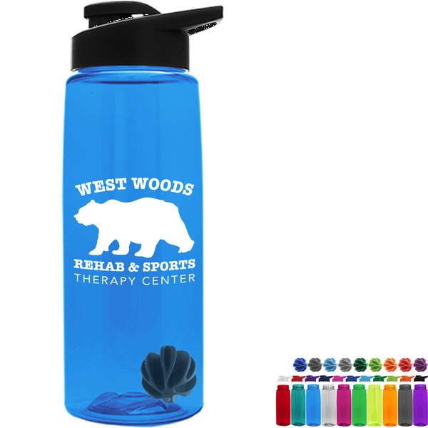 Flair Shaker Tritan™ Wide Mouth Sports Bottle, 26oz. - Drink Thru Lid