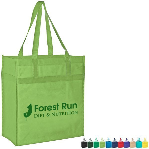 Heavy Duty Non-Woven Grocery Bag with Poly Board Insert