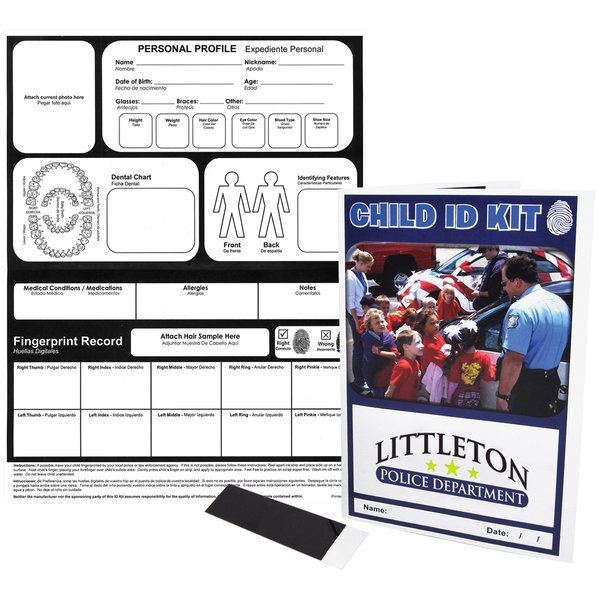 Child ID Safety Kit, Police Theme