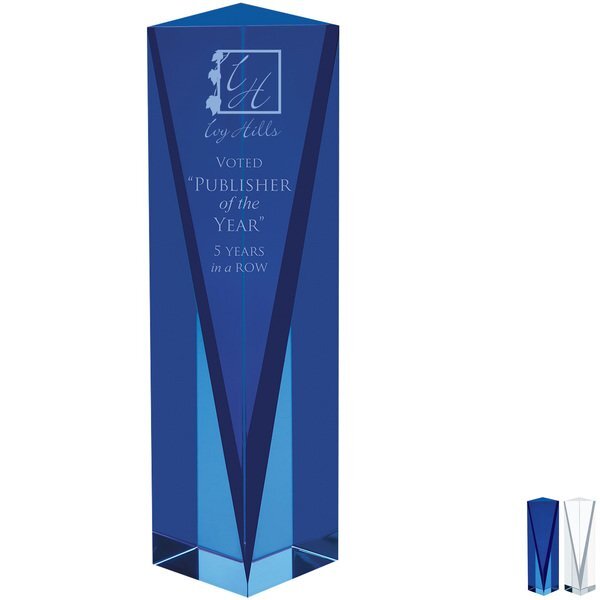 Atria Crystal Award, Large, 9-7/8"