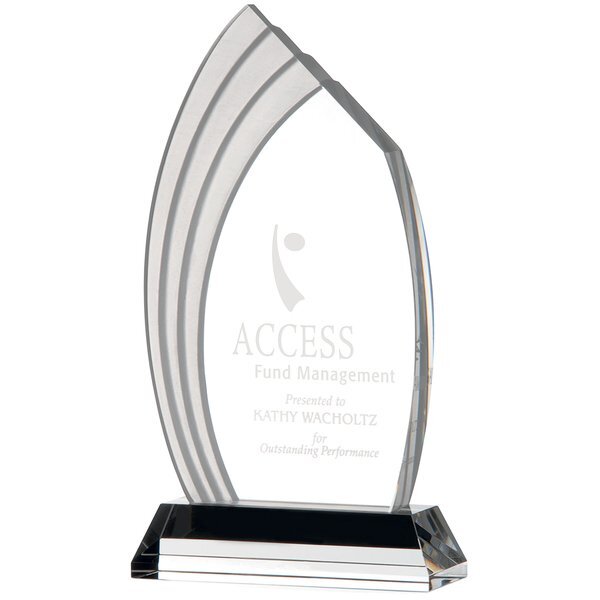Rachis Crystal Award, 9-1/4"