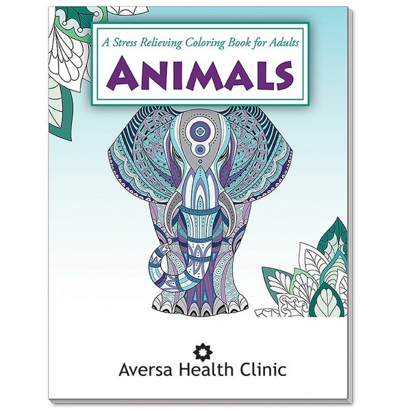 Adult Coloring Book, Animal Theme