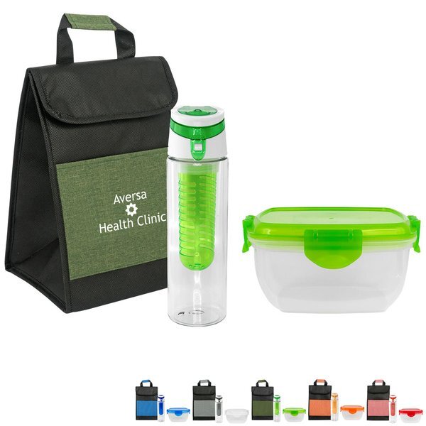 Ridge Cooler Bag w/ Infuser Bottle and Container Set