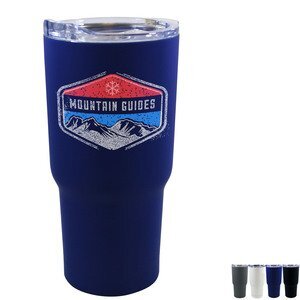 Soft Touch Double Wall Stainless Steel Halcyon® Tumbler, 20oz., Full Color Imprint Soft Touch Double Wall Stainless Steel Halcyon® Tumbler, 20oz., Full Color Imprint