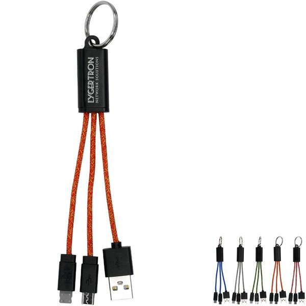 Freehold 2-in-1 Charging Cable Keychain
