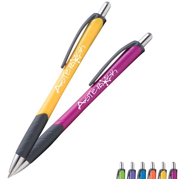 Ved Tropical Colors Ballpoint Pen w/ Rubber Grip