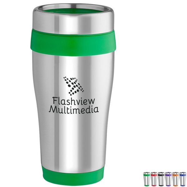 Stainless Tumbler with Color Liner, 16oz.
