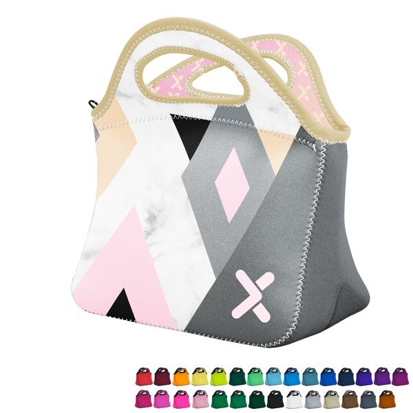 Klutch Duplex Neoprene Lunch Bag with Full Color Imprint