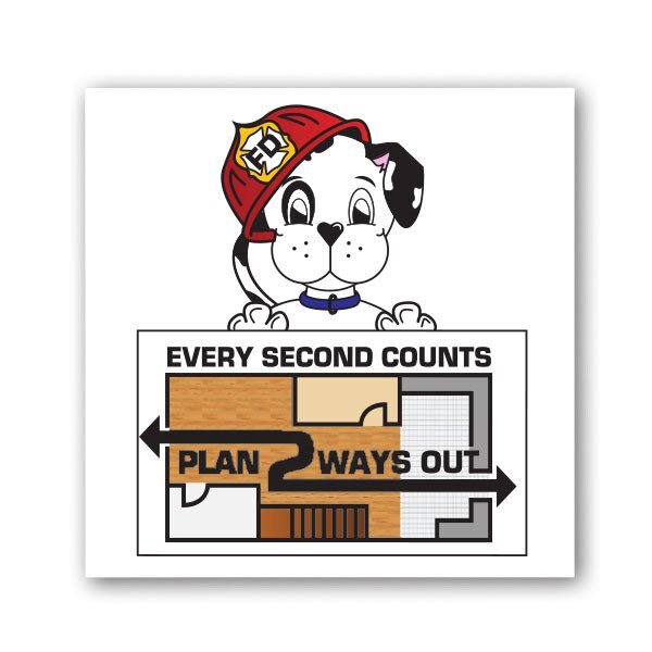 Every Second Counts Plan 2 Ways Out Temporary Tattoo CLOSEOUT!