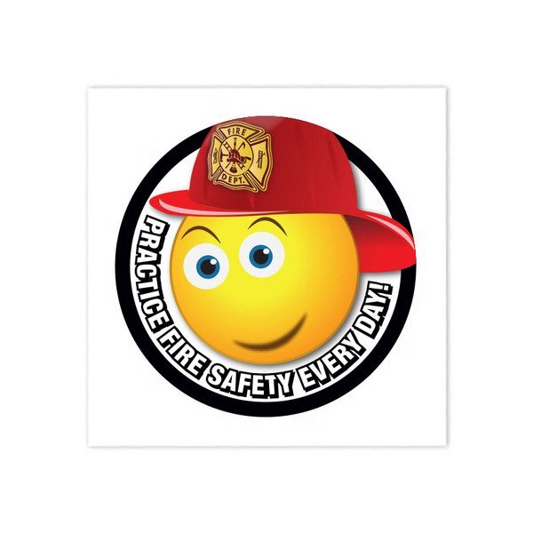Practice Fire Safety Everyday Emoji Sticker Roll, Stock