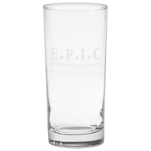 Deluxe Cooler Glass - Deep Etched, 15oz.