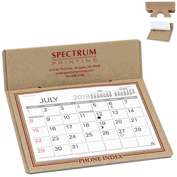 The Forest Recycled Desk Calendar